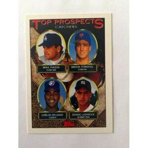 1993 Topps Mike Piazza / Carlos Degado RC #701 (055)